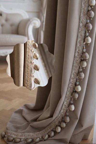 Helezoni Κουρτίνα Icicle Κουρτίνα Φούντα Καρπούζι Φράντζα 1 ΜΕΤΡΟ