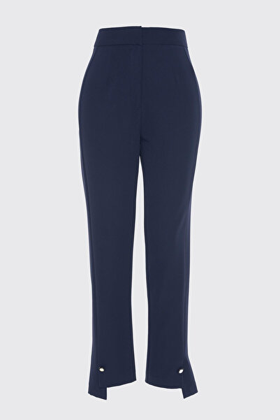 Zühre Αξεσουάρ Λεπτομερές Παντελόνι Ναυτικό Μπλε 0192