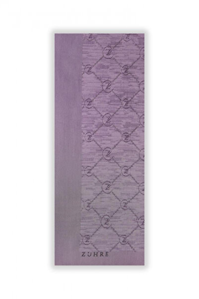 Zühre Koza Z Monogram Lilac Shawl 0014