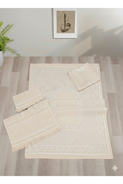 Fiesta Tekstil 4’lü Etamin İşlenecek Seccade Seti