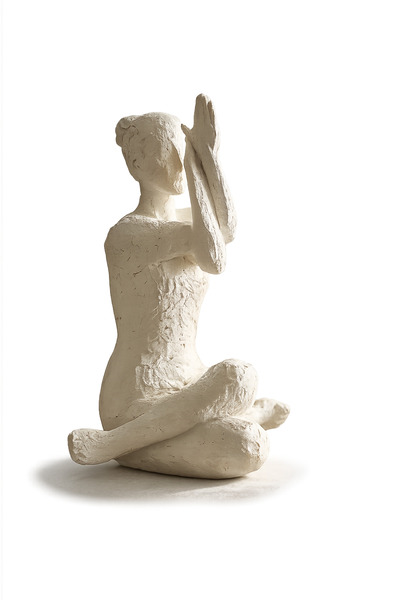 Warm Design Dekoratif Oturan Yoga Kadın Objesi