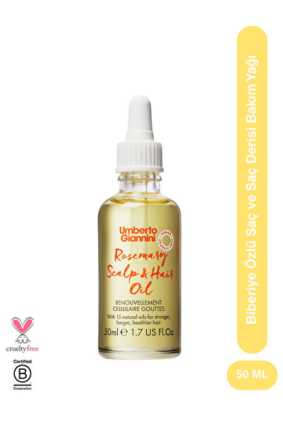 Umberto Giannini Rosemary Scalp and Hair Oil Biberiyeli Saç ve Saç Derisi Yağ...