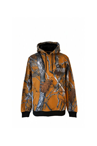 Tough Challenger Outdoor Challenger Hooded Hunting Fleece Kangaroo Pocket Hun...