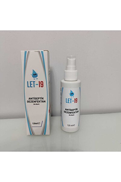 LET-19 LET 19 120 ml ALKOLSÜZ Sprey Hipokloröz El-Yüz-Cilt Dezenfektanı