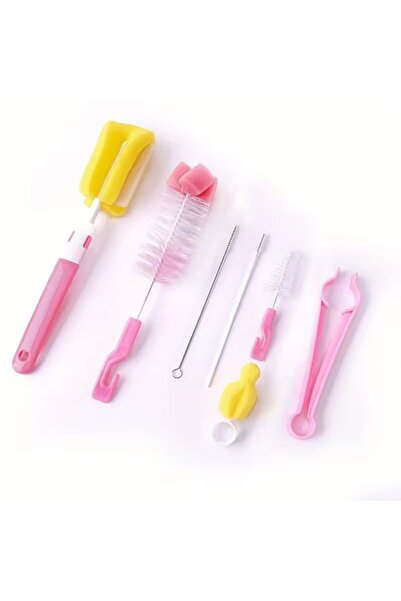 bakgelal 7 Parça Biberon Temizleme Fırça Seti Bebek Biberon ve Emzik Temizlik...