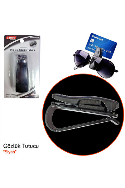 Carub Gözlük Tutucu Klips Tip Siyah BR4620628