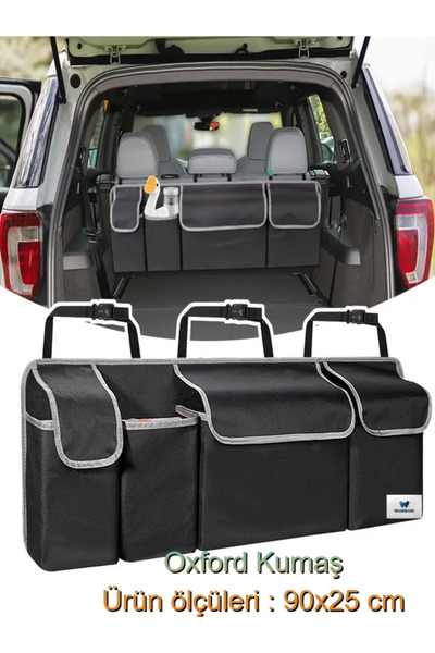 Ankaflex Oto Aksesuar Araba Oto Araç Içi Koltuk Arkası Asmalı Organizer Prati...