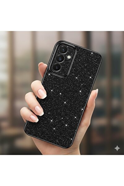 halkhouse Samsung Galaxy A35 Kılıf Premium Simli Göz Alıcı Darbe Emici Kamera...