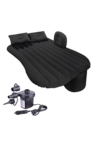 carup سرير كاروب القابل للنفخ داخل السيارة (طقم مضخة + وسادة)