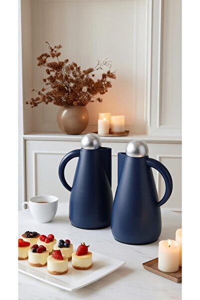 Generic طقم ترامس قهوة وشاي 1لتر