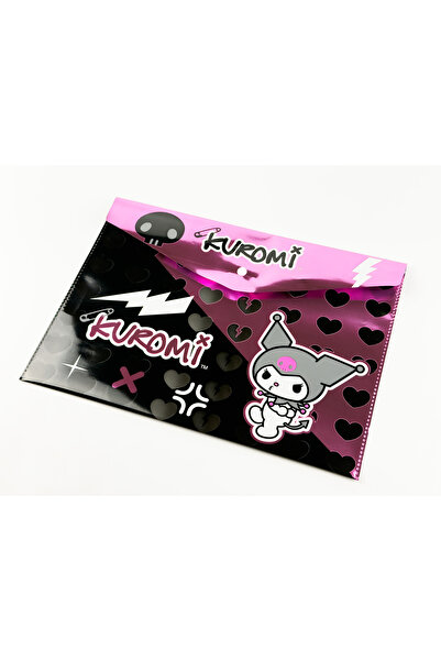 bakgelal Hello Kitty Kuromi Lisanslı A4 Çıt Çıtlı Evrak Dosyası Okul Alışveri...