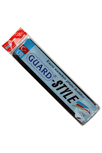 GUARD Plaka Altlığı Euro Siyah (Tekli)