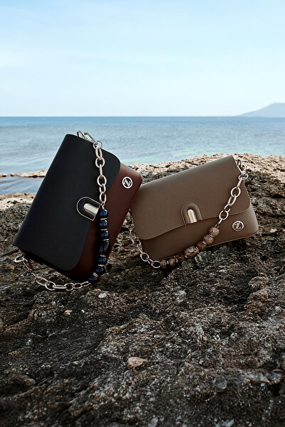 Zühre Сумочка з бісером і норкою, ручна і через плече Z0038