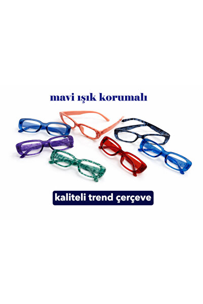 lenzio Blue Light Protected Quality Trendy Framed Interchangeable Glass Scree...