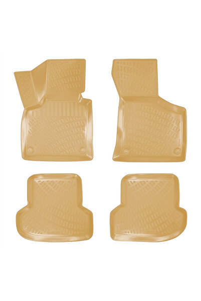 Rizline Audi A3 2003-2012 3D Havuzlu Paspas - BEJ