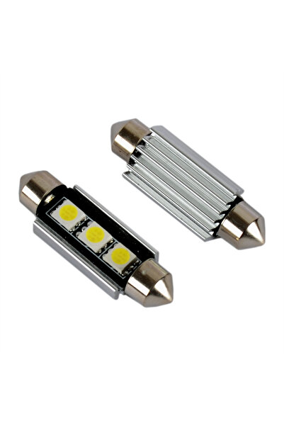 Carub 12V Sofit Ampul 43 mm 18W Canbus Metal Beyaz BR0402233