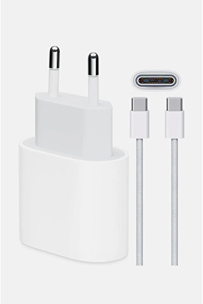 Genel Markalar Apple 35w Usb-c Ultra Hızlı Şarj Aleti Seti Iphone 15 - 16 - 1...