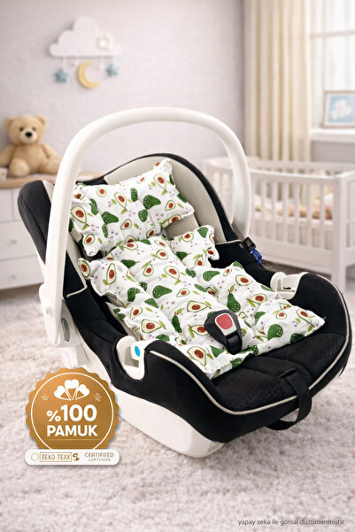 Babycitytr %100 Pamuk Müslin Kumaş Puset Anakucağı Minderi