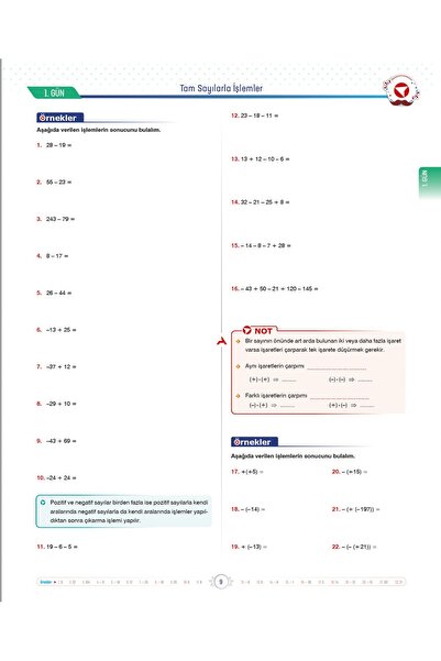 paraf yayınları 10 Günde Temel Atma Garanti Bıyıklı Matematik Video Ders Kitabı