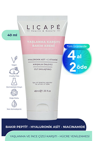 Licape Yaşlanma Karşıtı Bakım Kremi 40ml