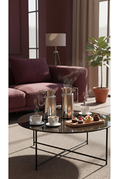 Generic An elegant coffee and tea thermos set, for sophisticated hospitality.