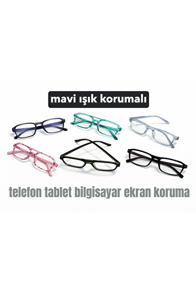 lenzio نظارات قراءة بتصميم أنيق وخفيف الوزن بدون إطار، نظارات قراءة بحماية من...