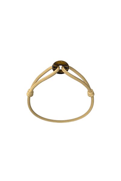 Wecord London Tiger's Eye Soho Cord Bracelet