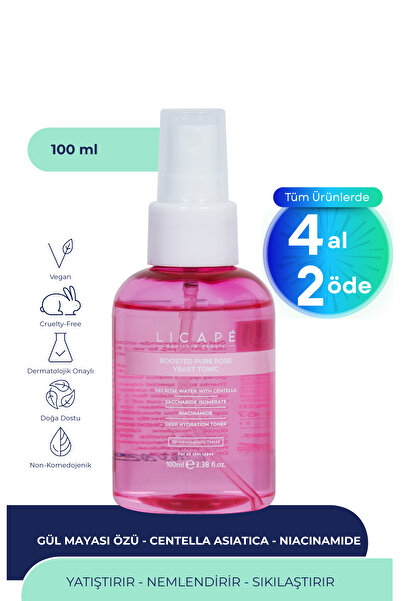 Licape Etkisi Arttırılmış Saf Gül Mayası Toniği 100ml