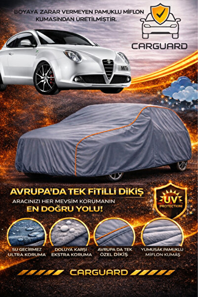 CarGuard غطاء خيمة السيارة من مادة الميفلون المتوافقة مع ألفا روميو ميتو