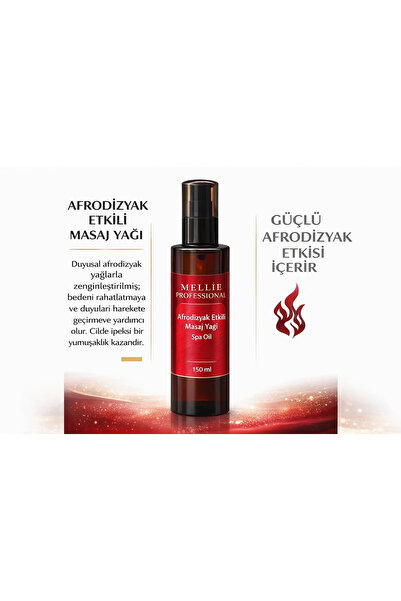 Mellie Professional A’frodizyak Etkili Masaj Yağı – Spa Oil (150 ml)