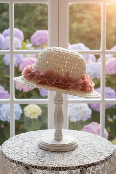 ABİYEKİDS قبعة فتاة الزهور تريلبي لعمر 2/9 ABY206