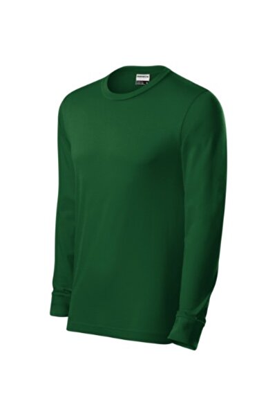 Malfini Tricou unisex, Resist LS R05, M Verde sticlă