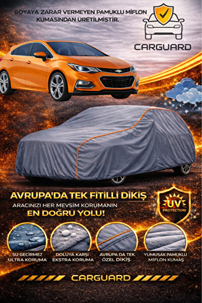 CarGuard غطاء خيمة سيارة فاخر من القماش المشمع ميفلون متوافق مع شيفروليه كروز...
