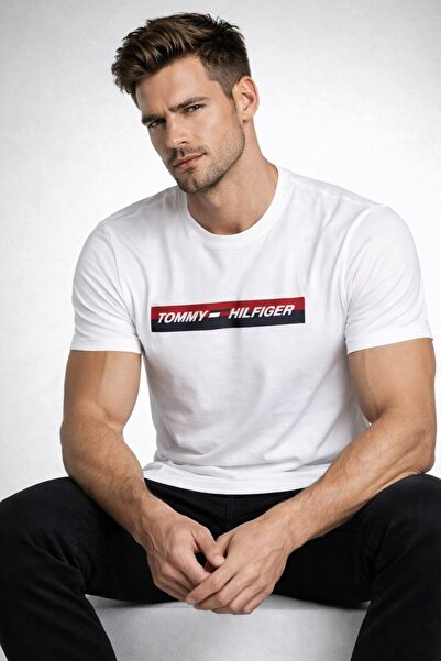 Tommy Hilfiger Improvised Granatowy T-Shirt Regular Fit