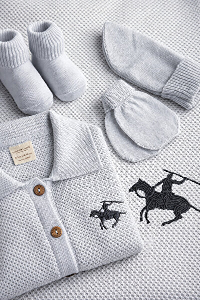 Naka Concept Luxury Knit Baby Boy Hospital Take-Home Set – Premium Baby Boy Gift Box