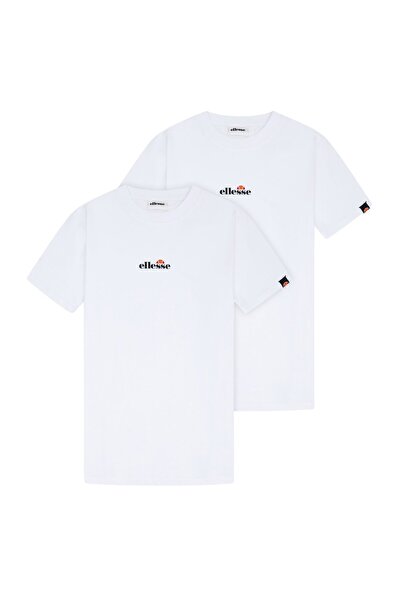 Ellesse Herren T-Shirt 2er Pack - OLLIO 2, Kurzarm, Rundhals, Logo, Baumwolle...