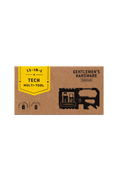 GENTLEMEN'S HARDWARE Gentelmens Hardware TECH MULTI TOOL 15-in-1 Çok Amaçlı A...
