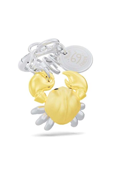 Metalmorphose Burç Koleksiyonu Yengeç Anahtarlık Çanta Aksesuarı