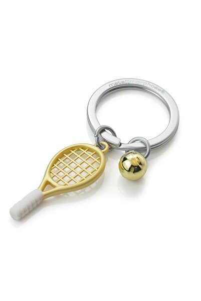 Metalmorphose Tenis Raketi Anahtarlık Gold