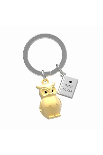 Metalmorphose Baykuş ve Kitap Anahtarlık