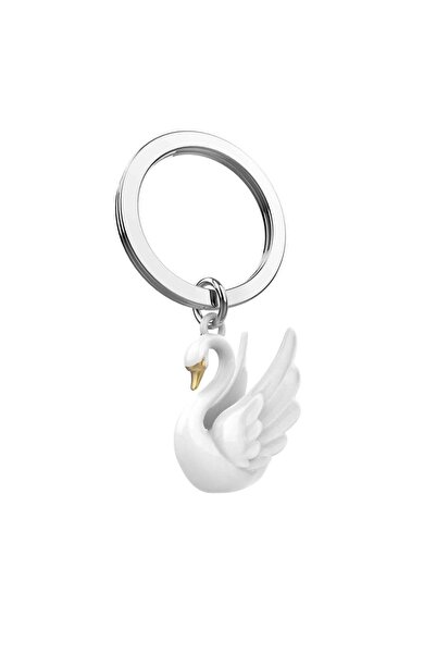 Metalmorphose Kuğu Anahtarlık Beyaz