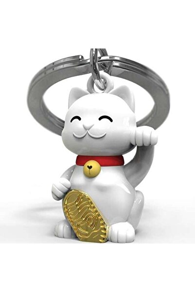 Metalmorphose SMiling Neko Şanslı Kedi Anahtarlık