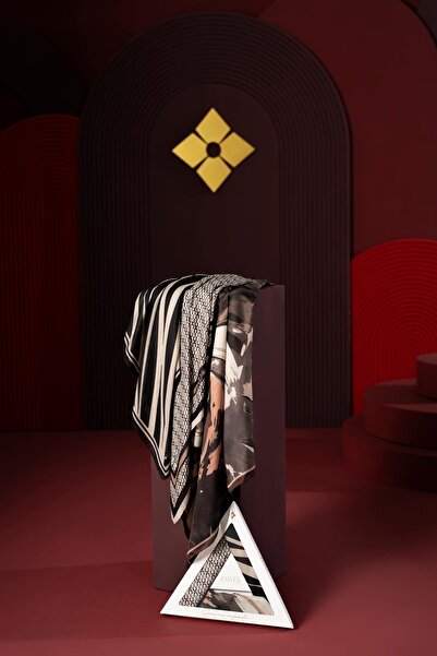 JAWEL Pachet de eșarfe moi pentru femei (cafea-cafea cu lapte-zebră negru-crem)