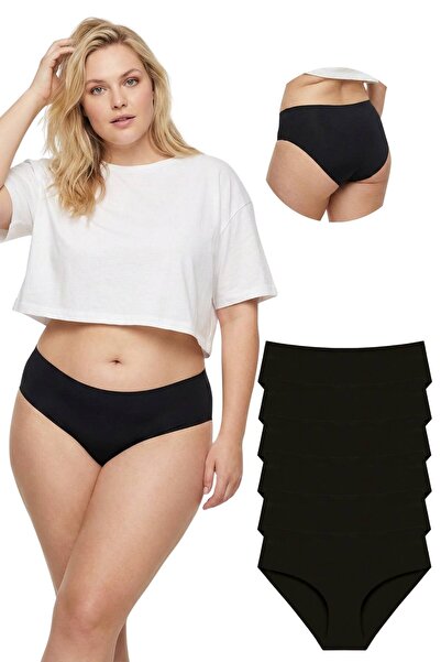 Newlilla 307 Women's Seamless Laser Bato Pack of 6 Panties