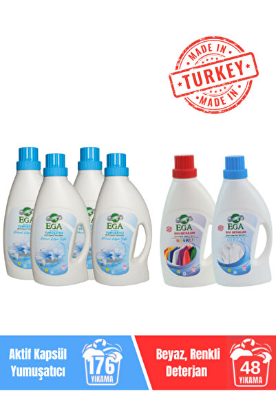 Ega Kimya Aktif Kapsül Teknolojili Lilyum Çamaşır Yumuşatıcısı Power Jel Renk...