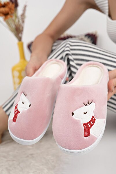 Moda Frato شبشب Modafrato POLAR BEAR نسائي داخلي شتوي من الصوف ونعل عازل للصوت