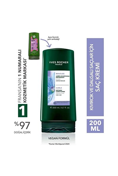 Yves Rocher Bukle Belirginleştirici Saç Kremi - Kıvırcık Ve Dalgalı Saçlar / ...