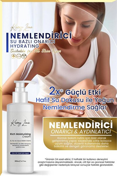 Kerry Line Nemlendirici El,Yüz,Vücut Bakım Kremi 200 ml