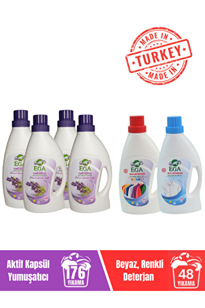 Ega Kimya Aktif Kapsül Teknolojili Lavanta Çamaşır Yumuşatıcısı Power Jel Sıv...