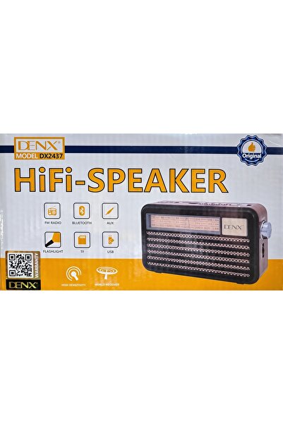 Generic DENX Old Radio Bluetooth & HIFI-Speaker with Flashlight, Sd Card, Usb...